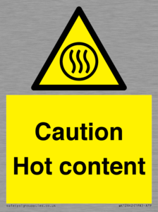 Caution Hot content